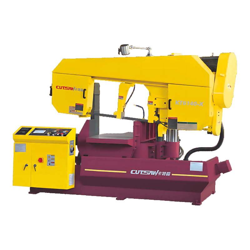 KT6140-X Metal Sawing 45 Degree Angle Band Saw Machine