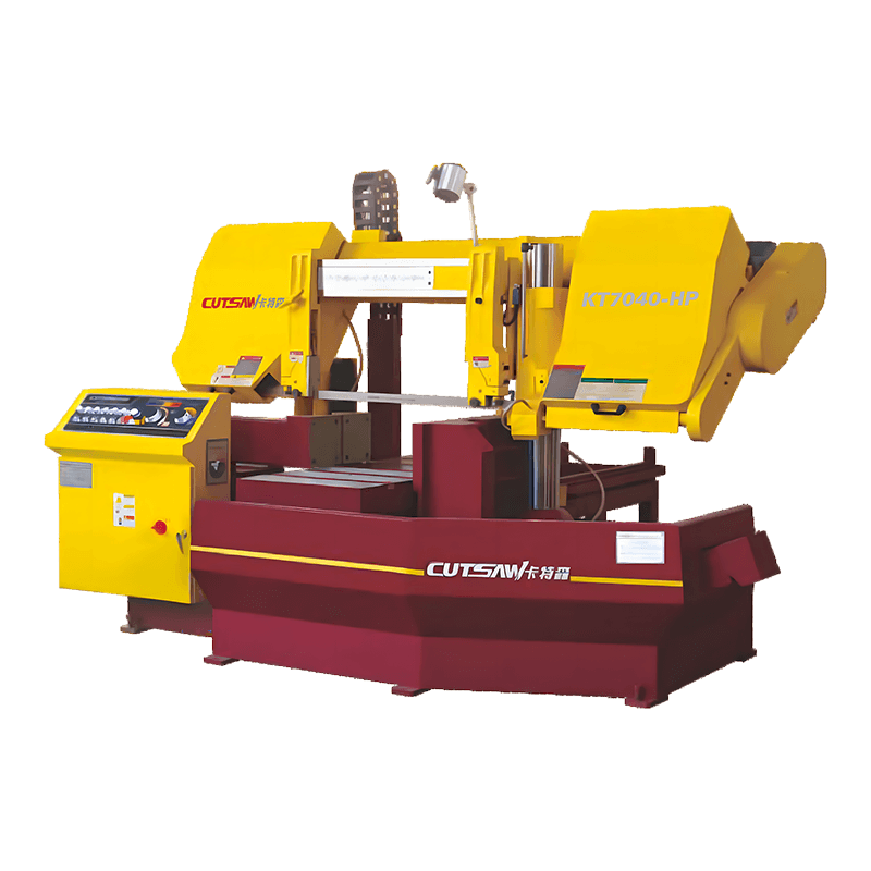 KT7040-HP CE Semi-automatic Metal Band Sawing Machine with Hydraulic Double Column